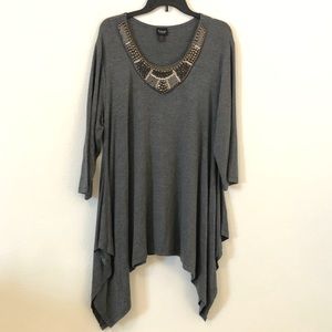 Woman’s Grey La Vanya Blouse